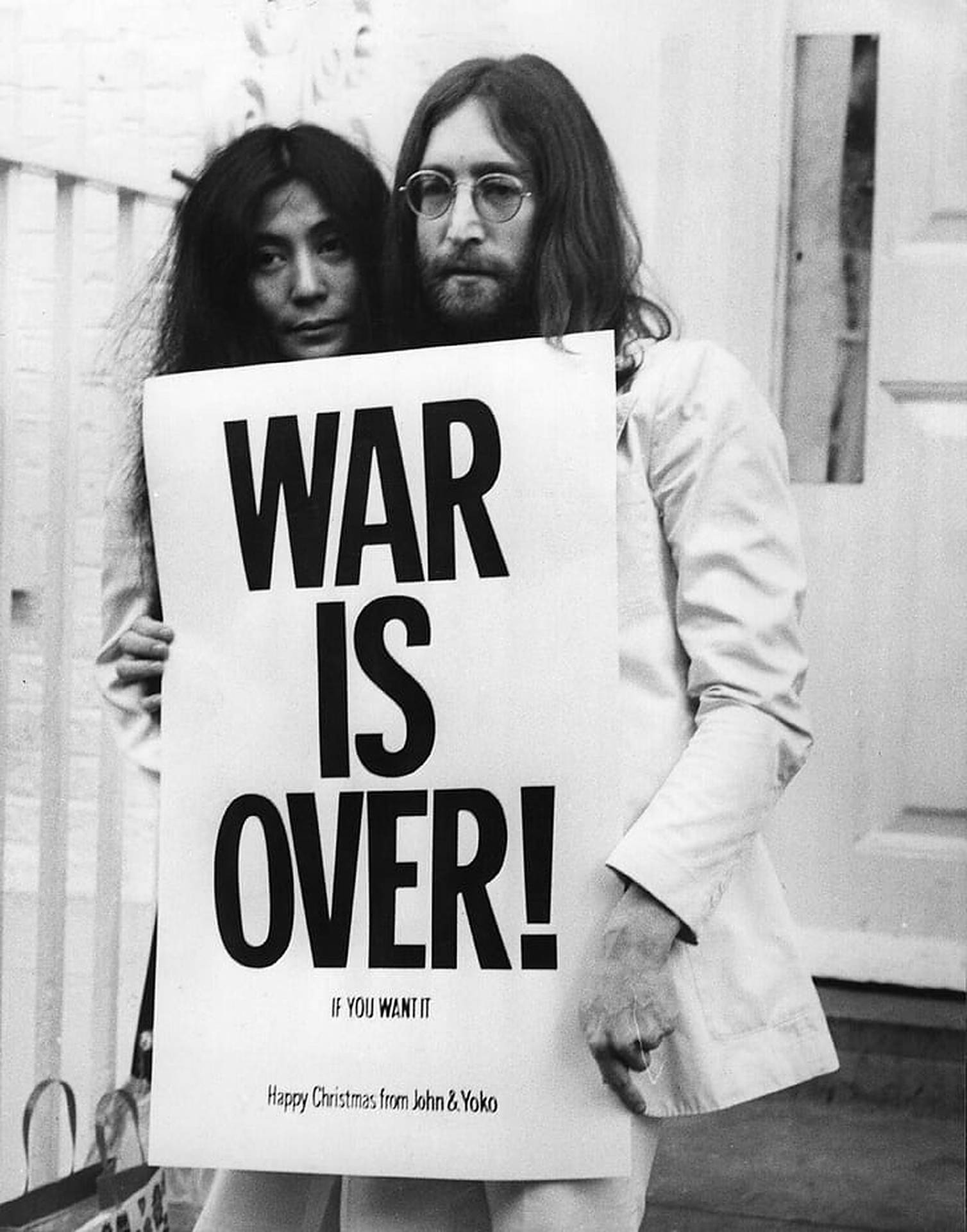 John Lennon War Is Over Background