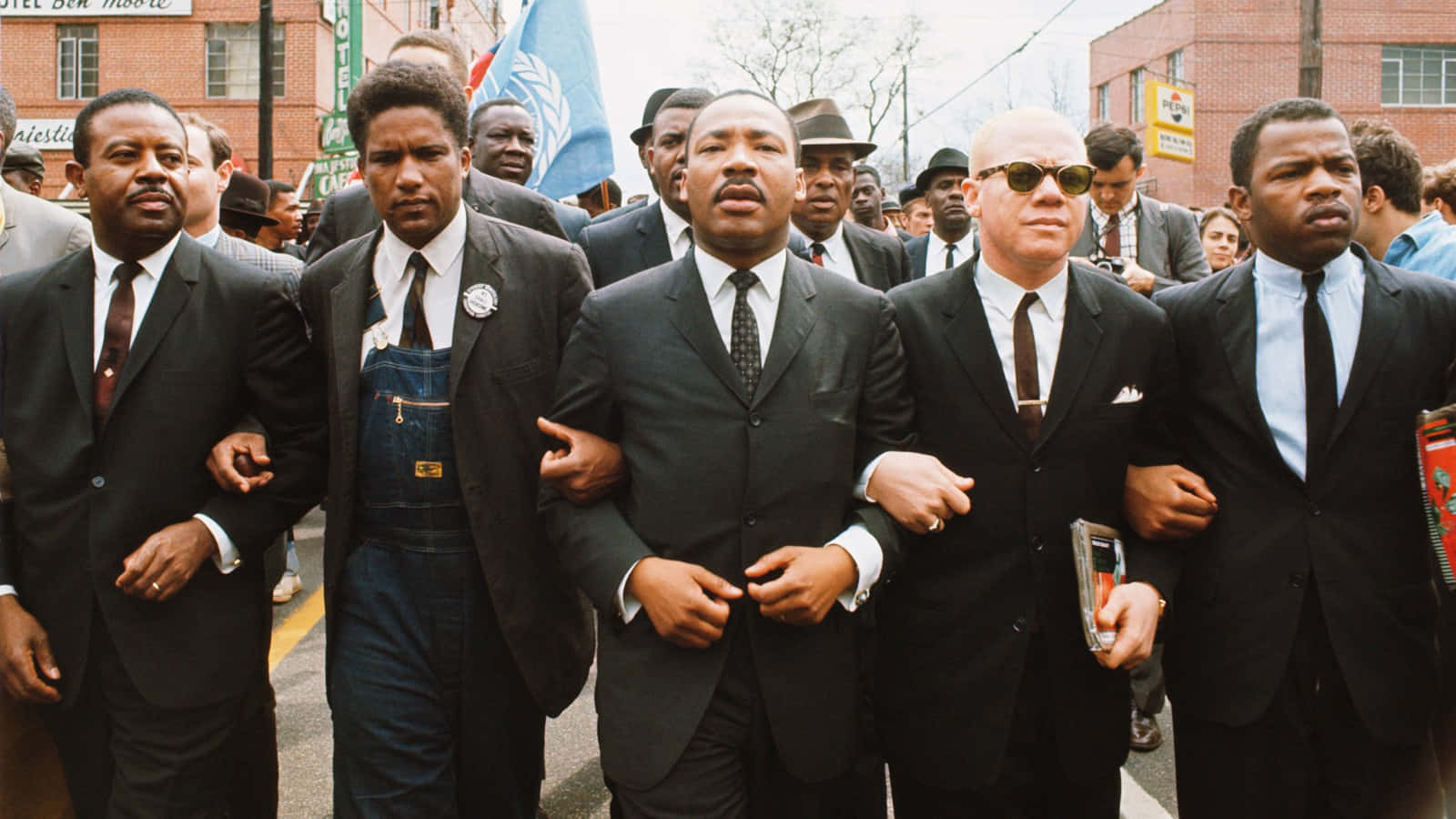 John Lewis At The 1965 Selma March Background