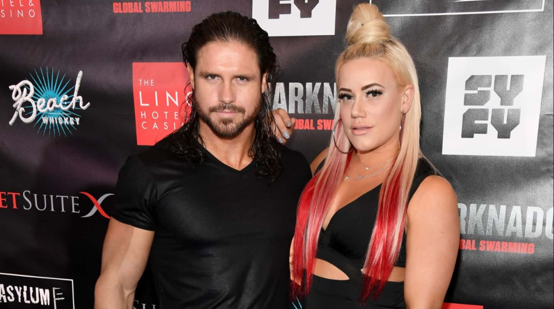 John Morrison With Taya Valkyrie Background