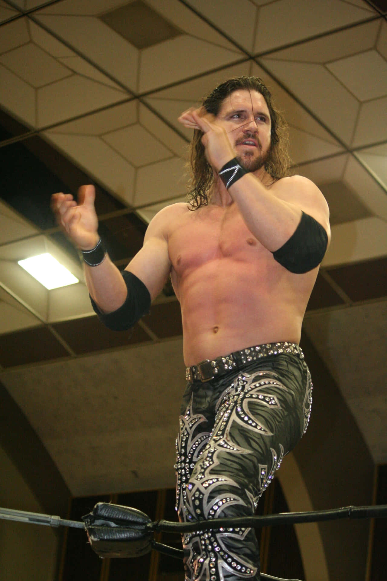 John Morrison Wrestler Photo Shirtless Background
