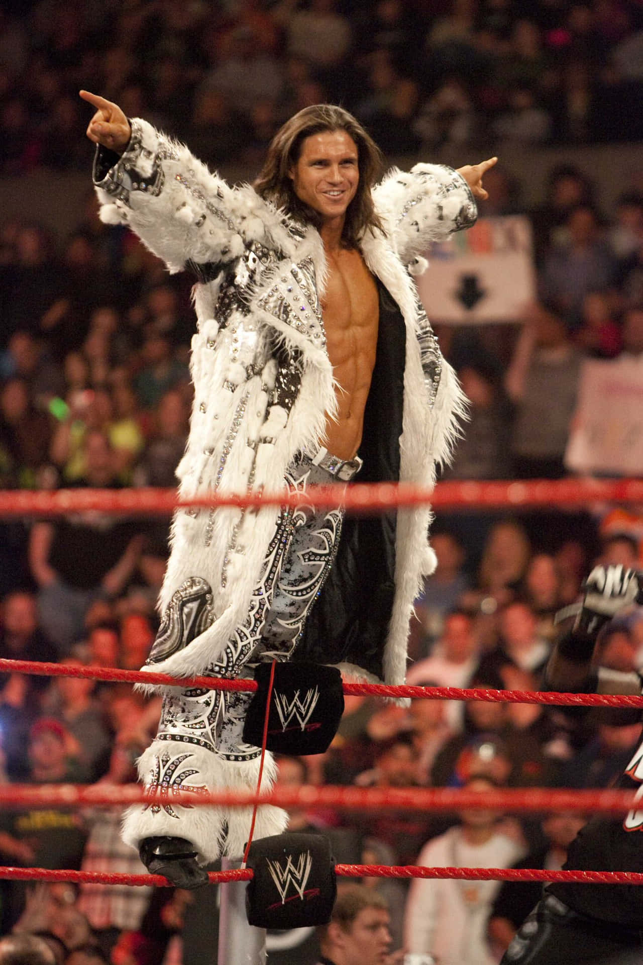 John Morrison Wrestler Wwe Ring Background