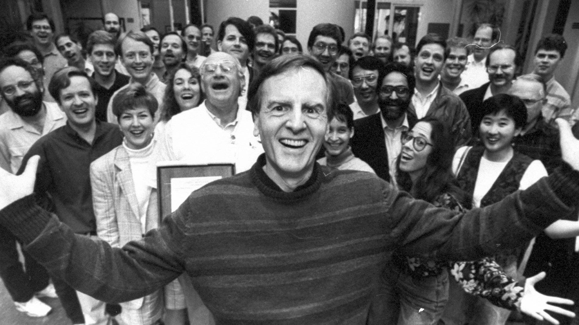 John Sculley At Apple Headquarters