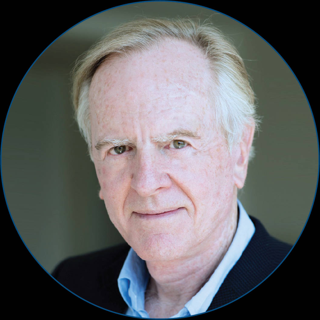 John Sculley In A Round Frame Photo