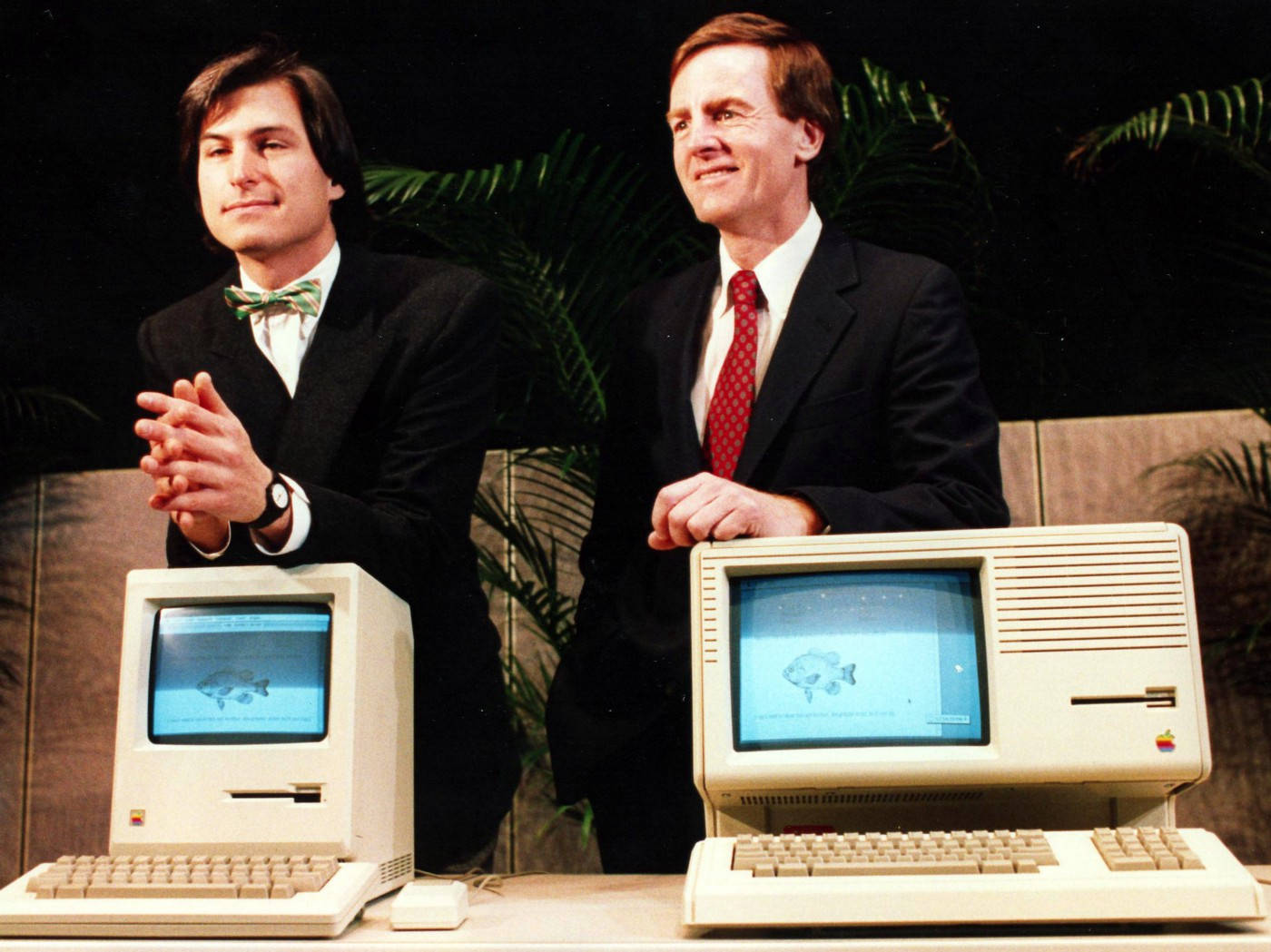 John Sculley With Steve Jobs