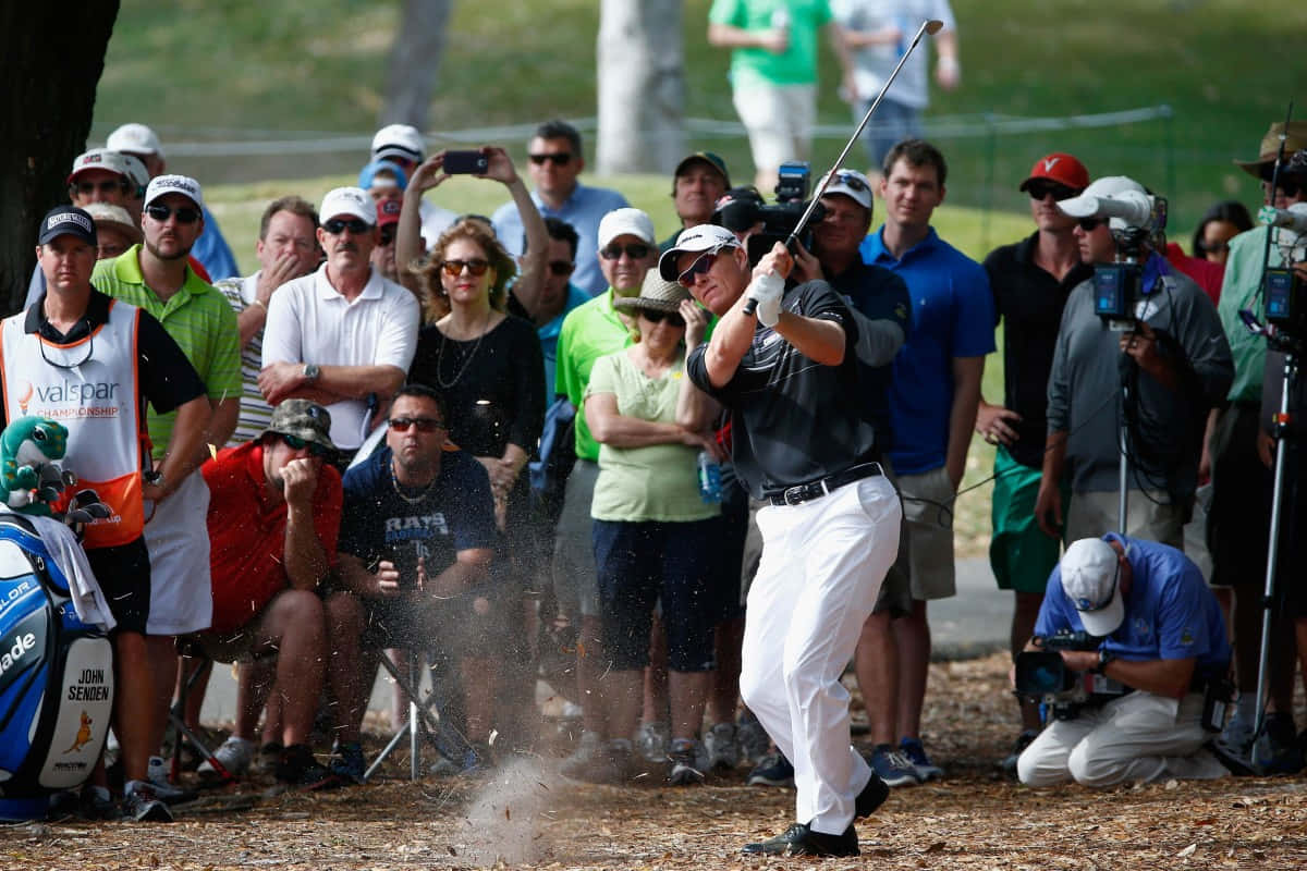 John Senden And Spectators Background