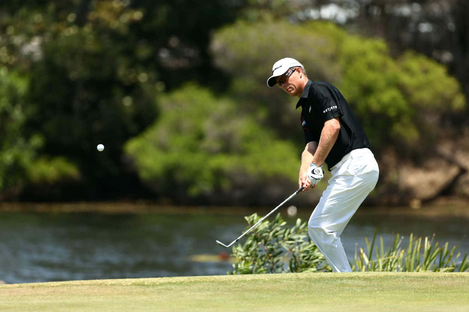 John Senden By The Pond Background