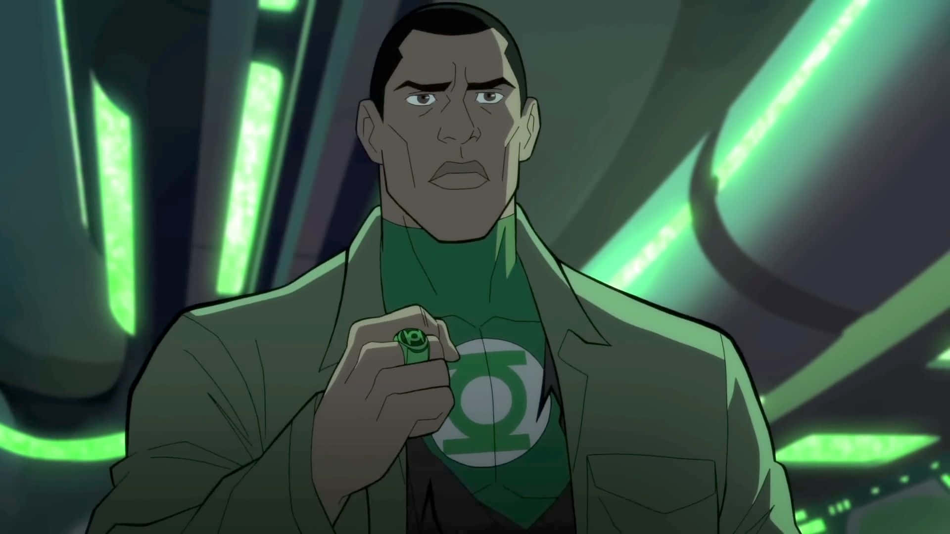 John Stewart From Green Lantern The Animated Series Background