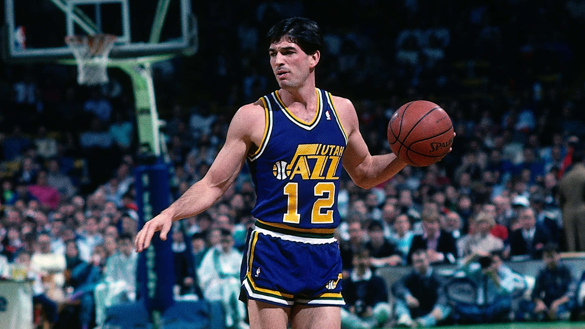 John Stockton # 12 Utah Jazz Background