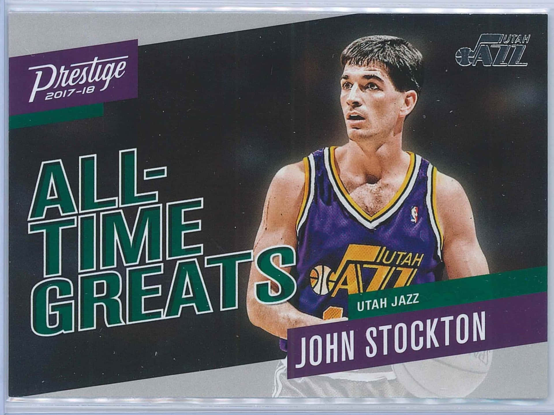 John Stockton All-time Great Artwork Background