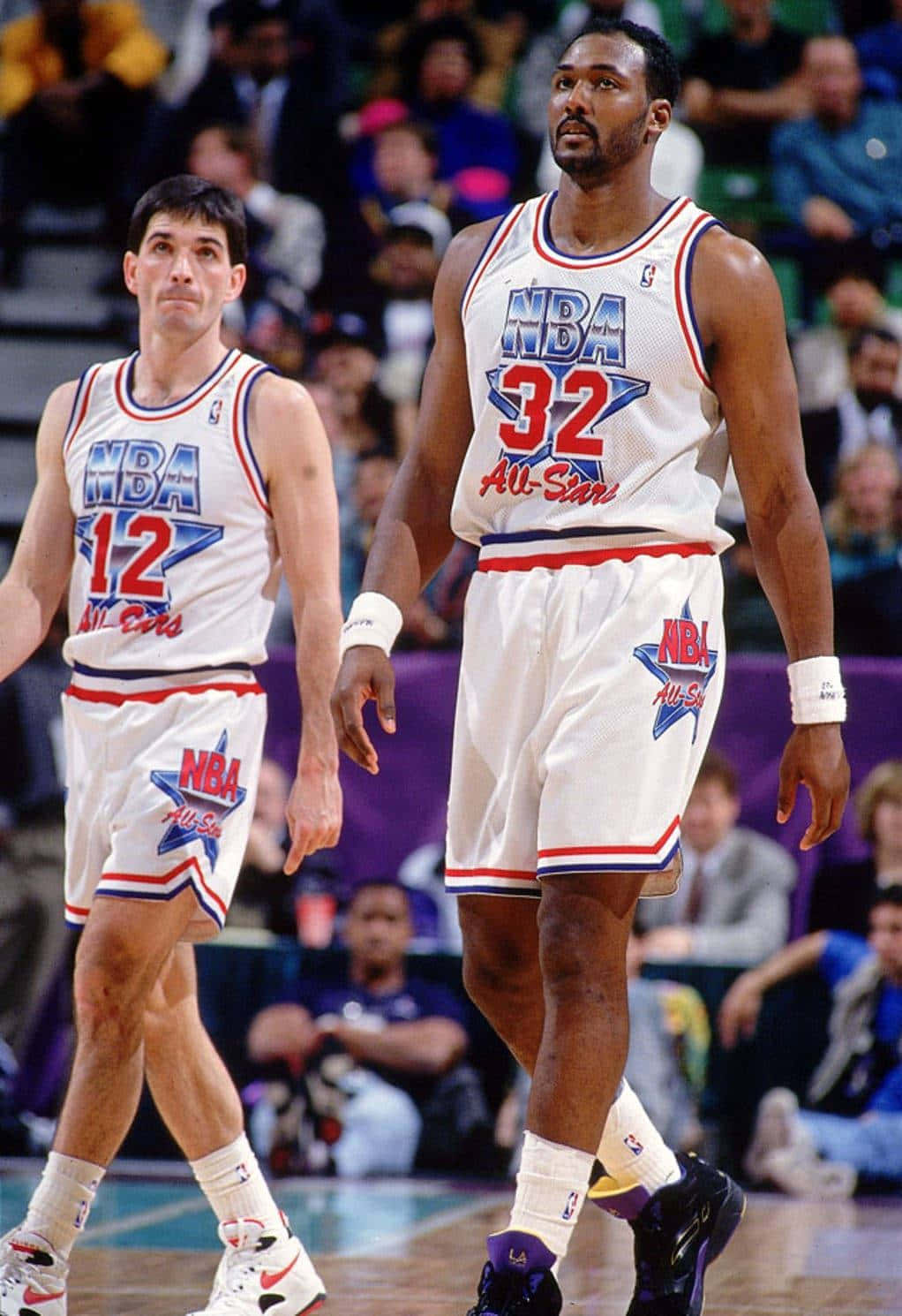 John Stockton Karl Malone All Stars Background