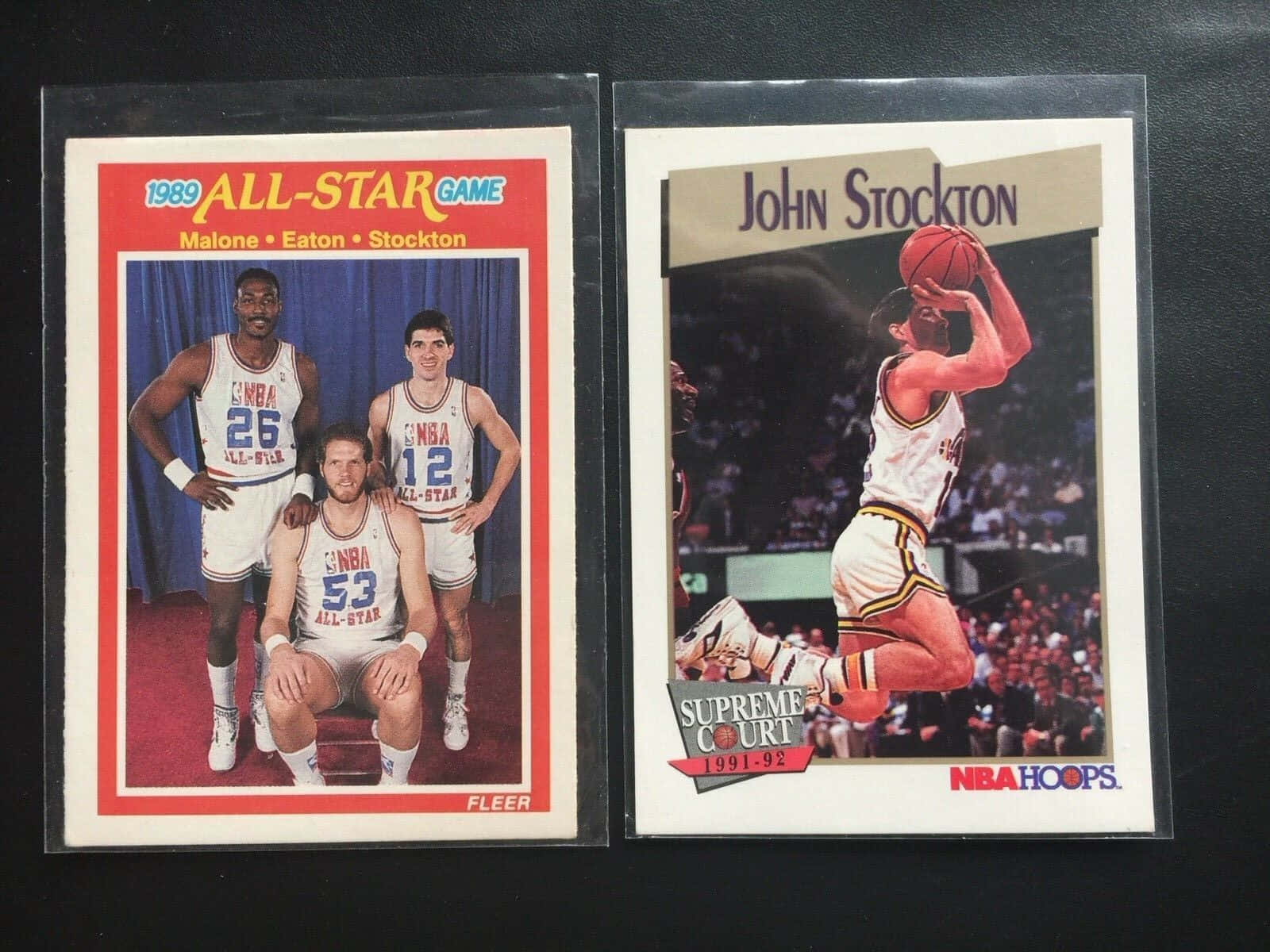 John Stockton Nba Hoops Trading Cards Background
