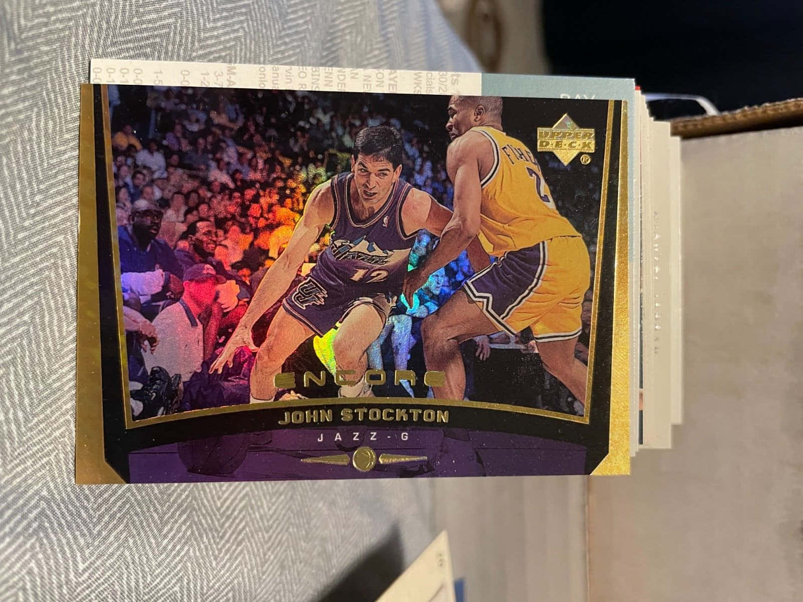 John Stockton Photo Memorabilia Background