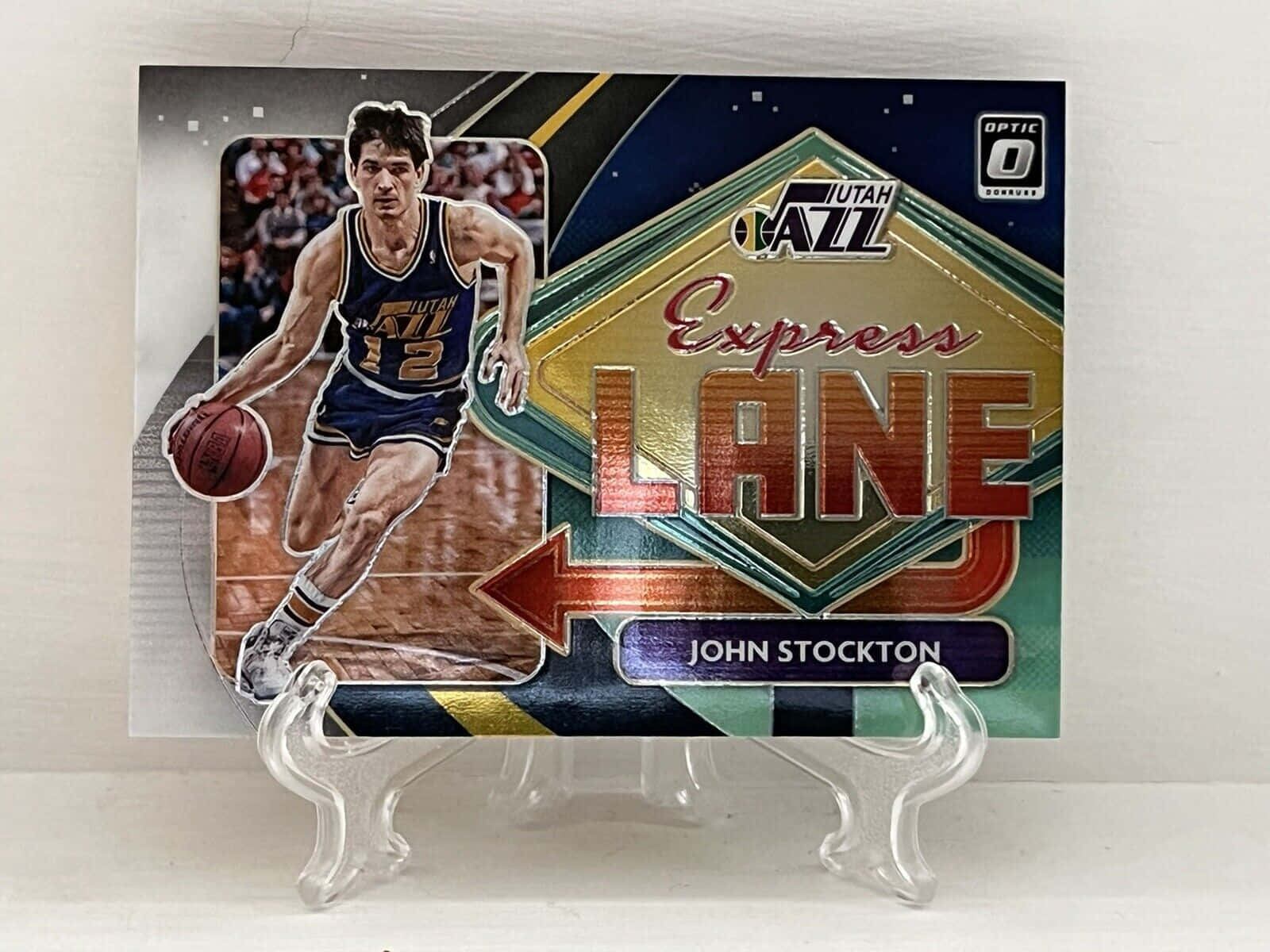 John Stockton Trading Card Background