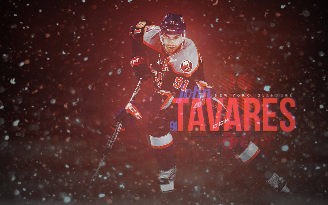 John Tavares Fanart New York Poster Background