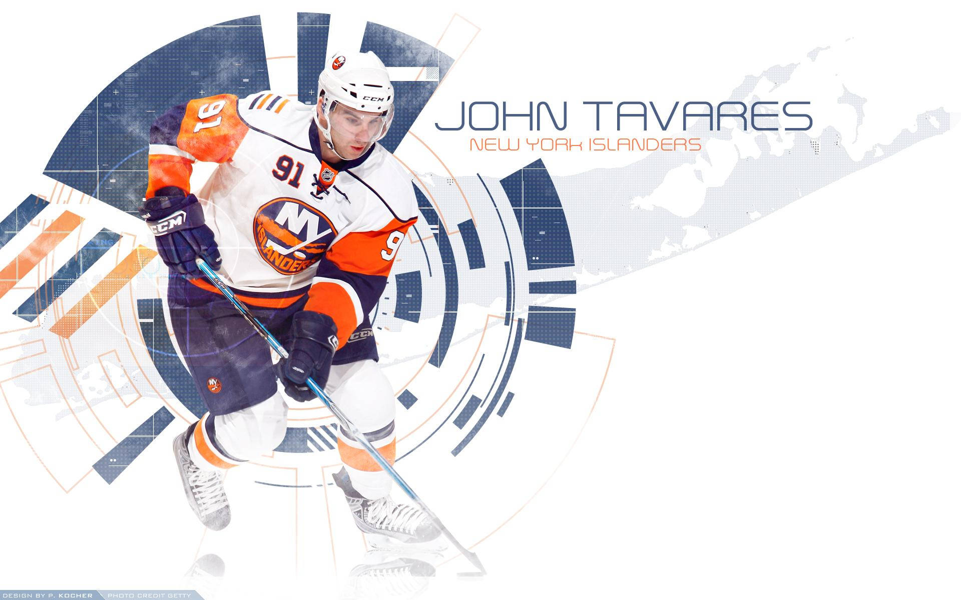 John Tavares Fanart Poster New York Background