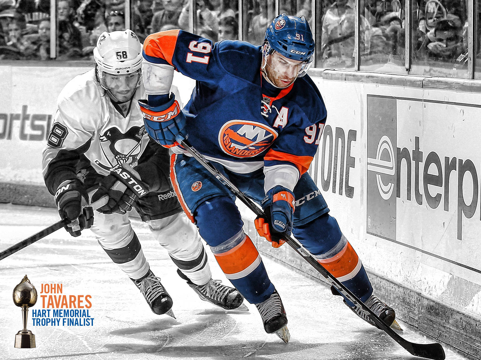 John Tavares Hart Memorial Trophy Finalist New York Islanders Background