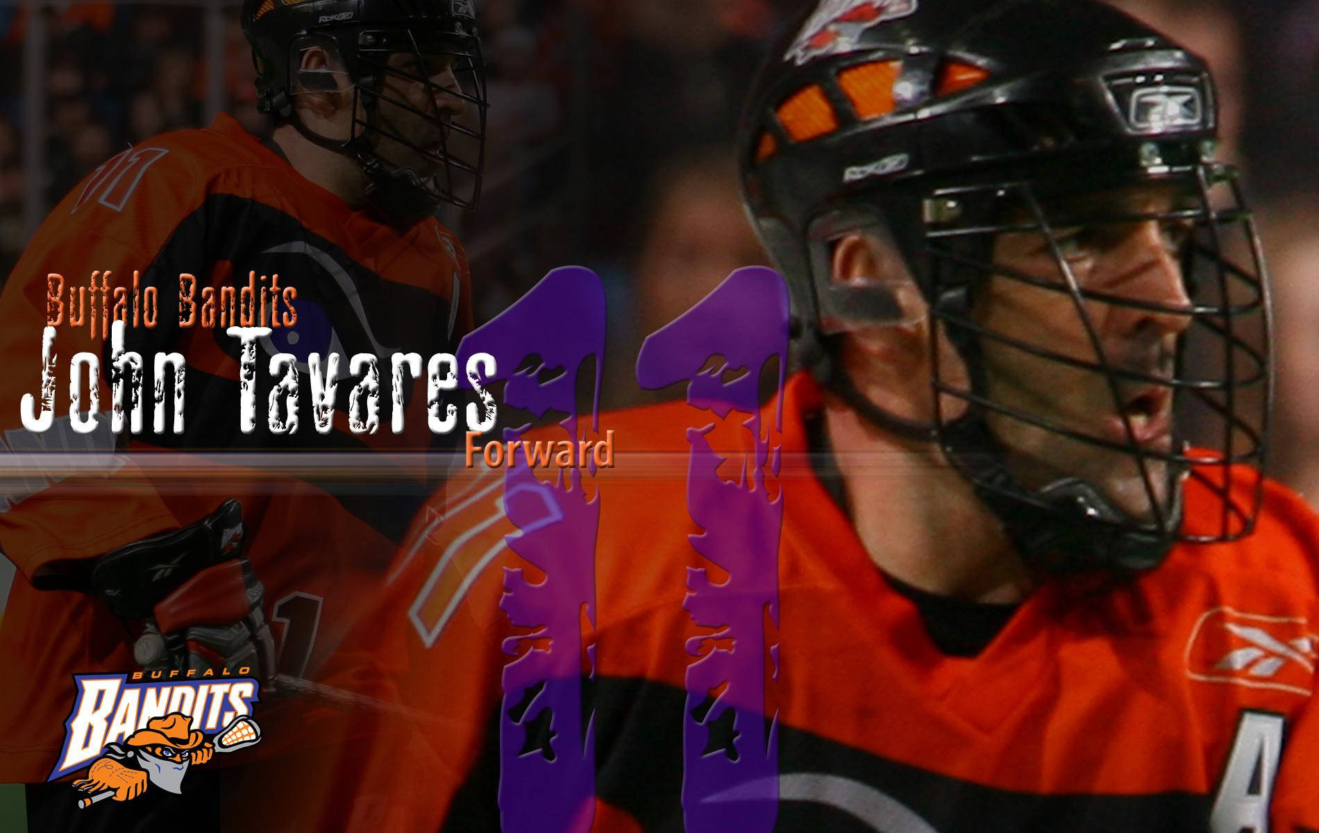 John Tavares In Action For Buffalo Bandits Background