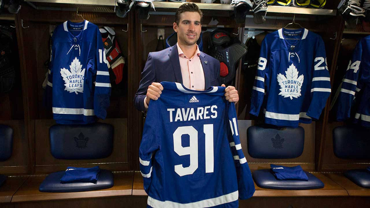 John Tavares Signed To Toronto Maple Leafs Background