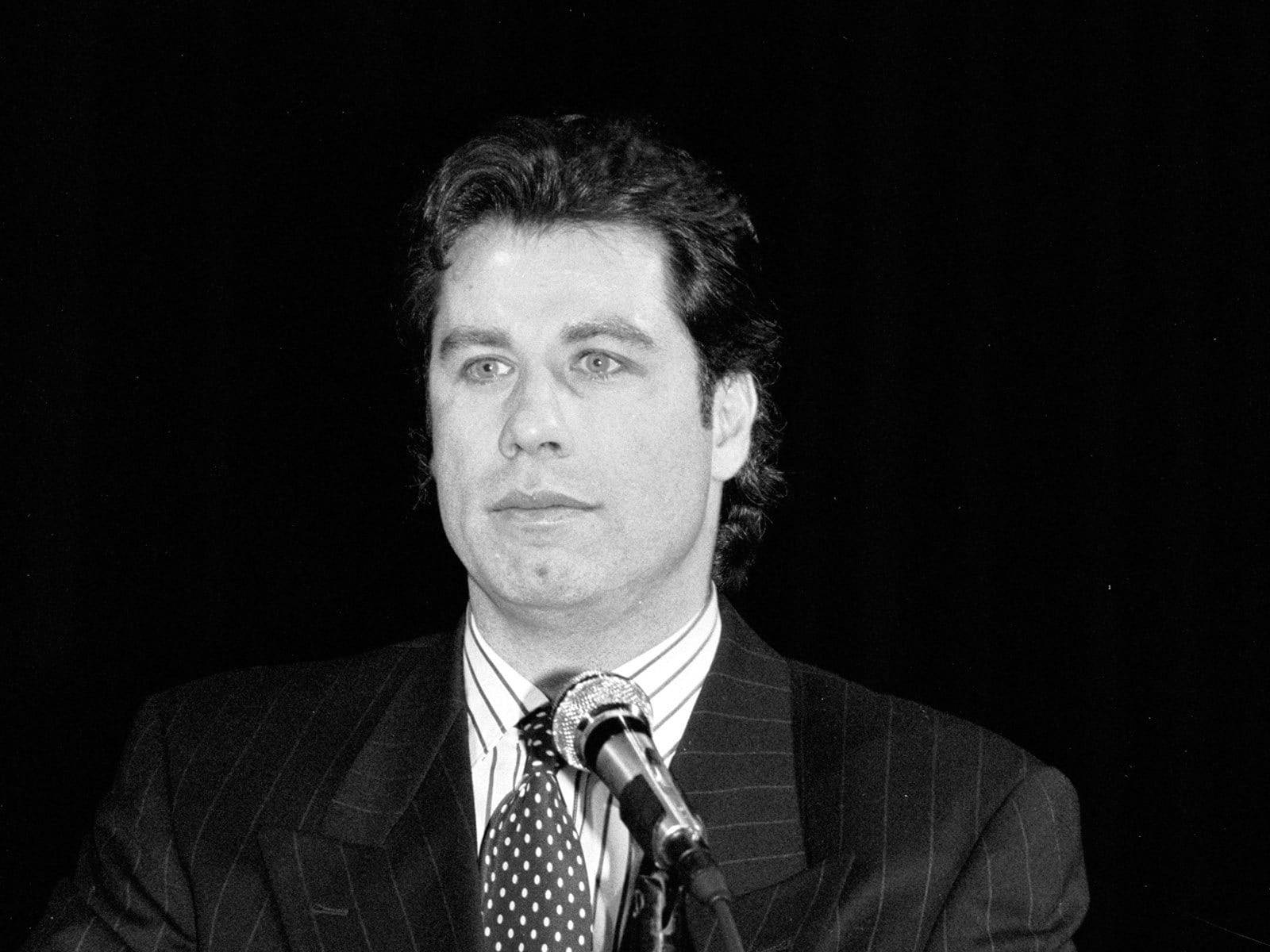 John Travolta Emotional Speech Background