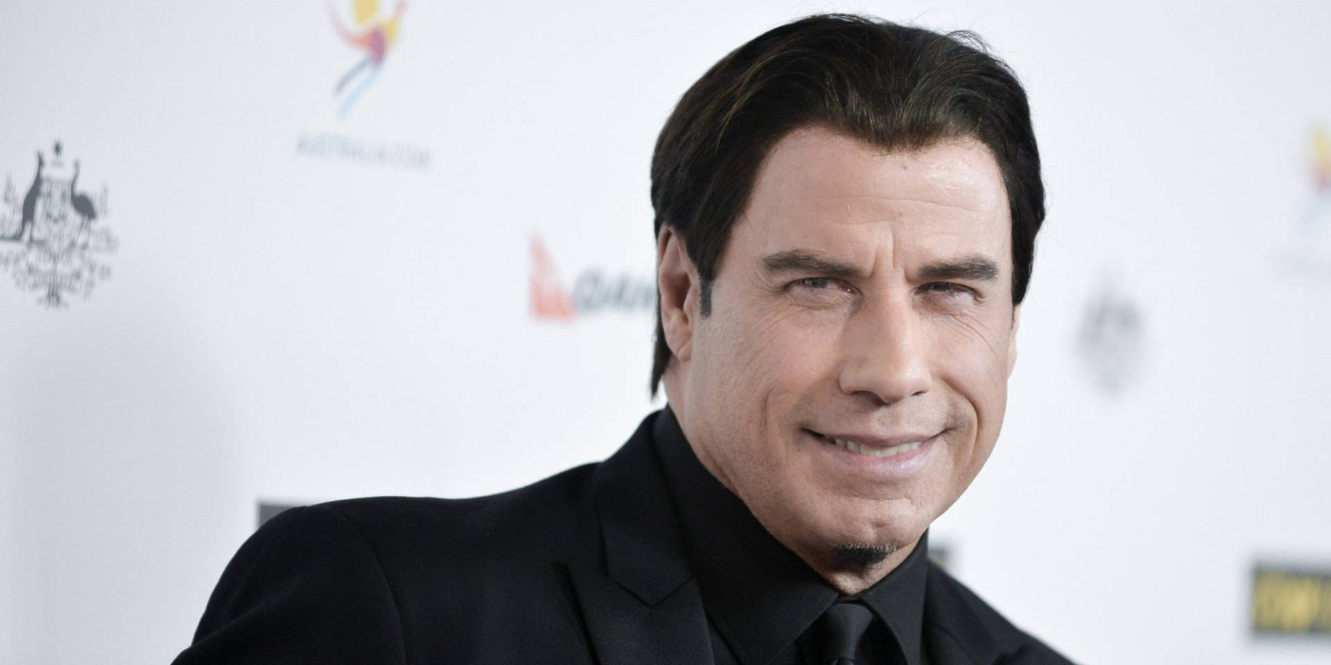 John Travolta Wide Smile Awards Night