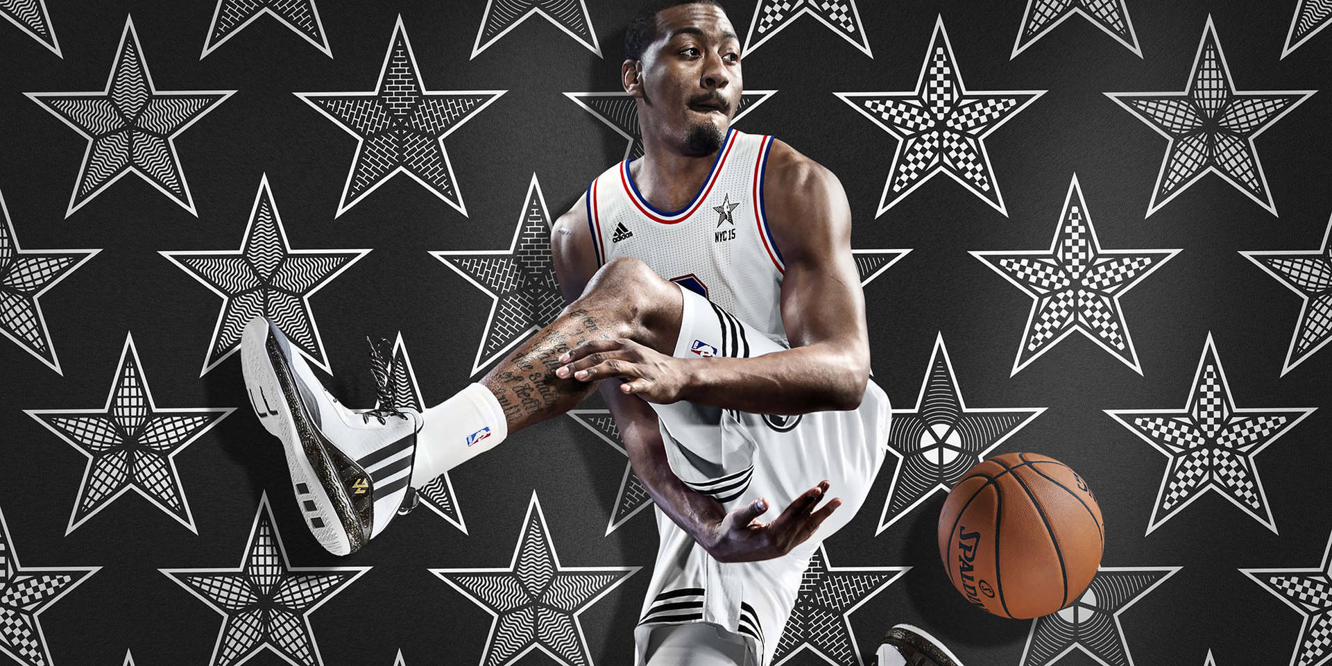 John Wall All-star Portrait Background