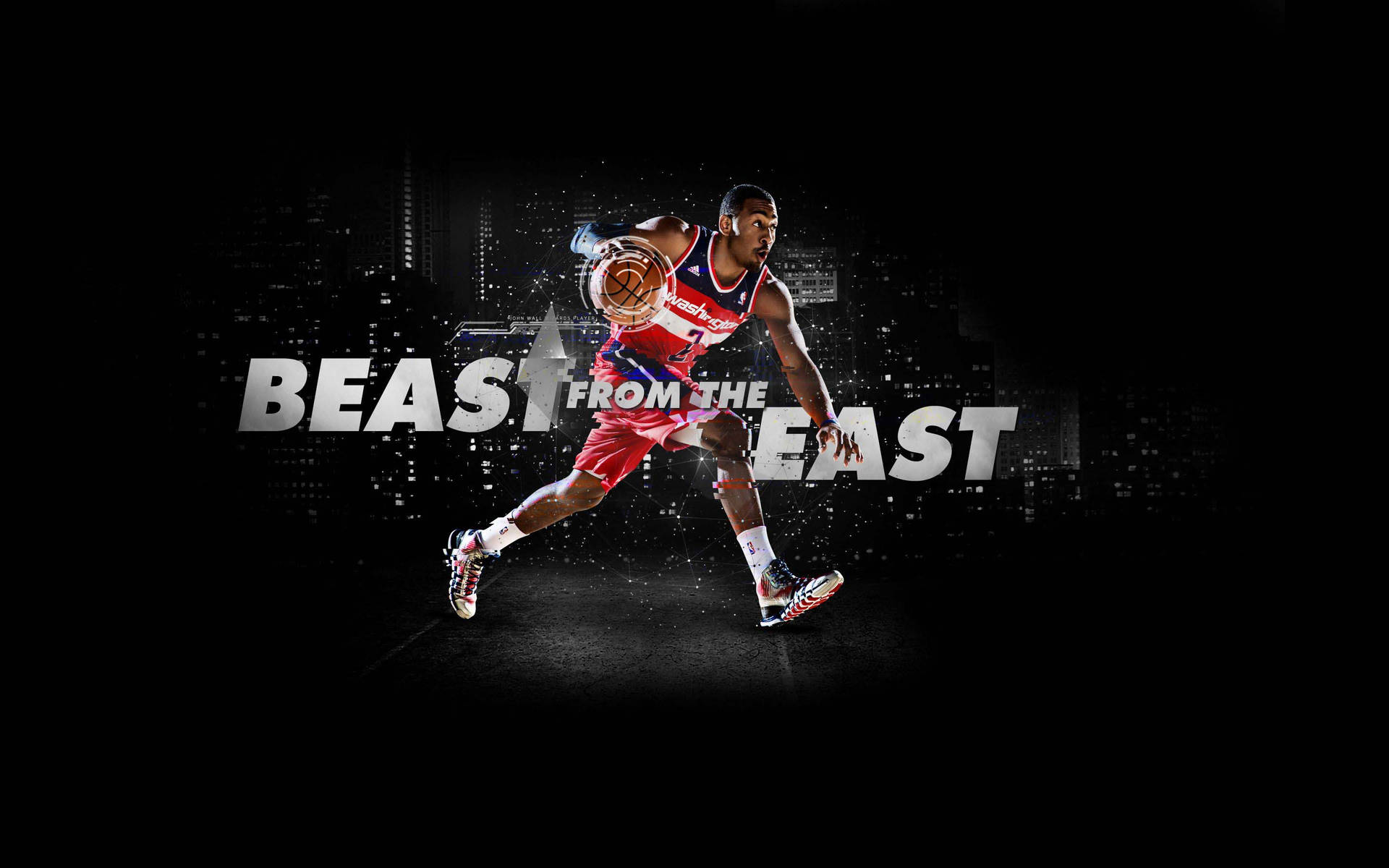 John Wall Beast From East Background