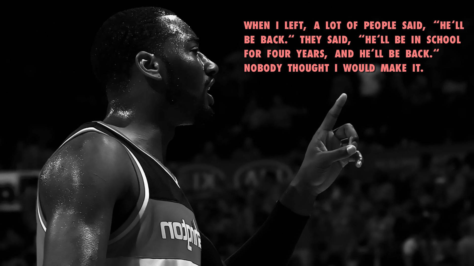 John Wall Quote Background