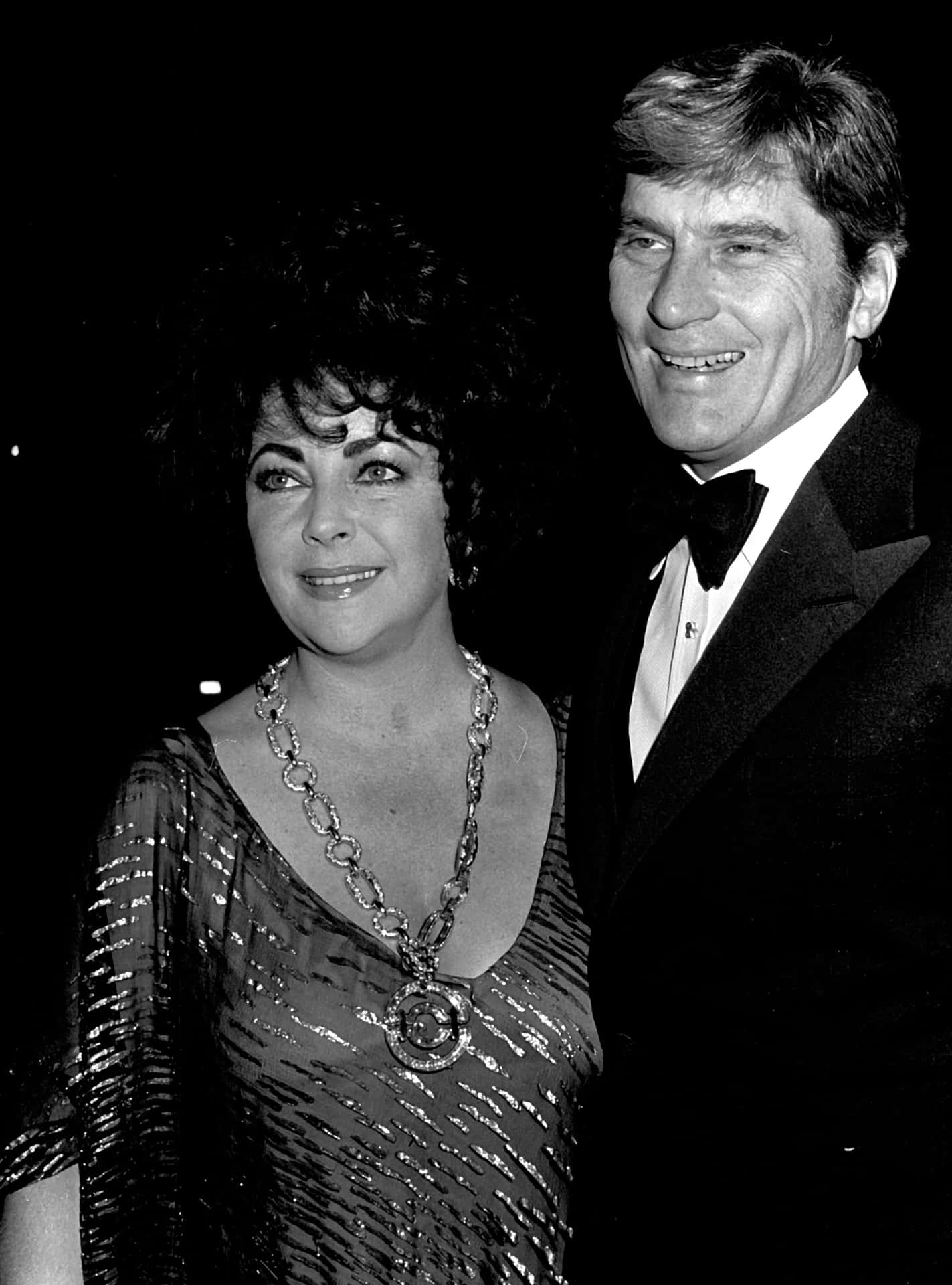 John Warner And Elizabeth Talyor Black And White