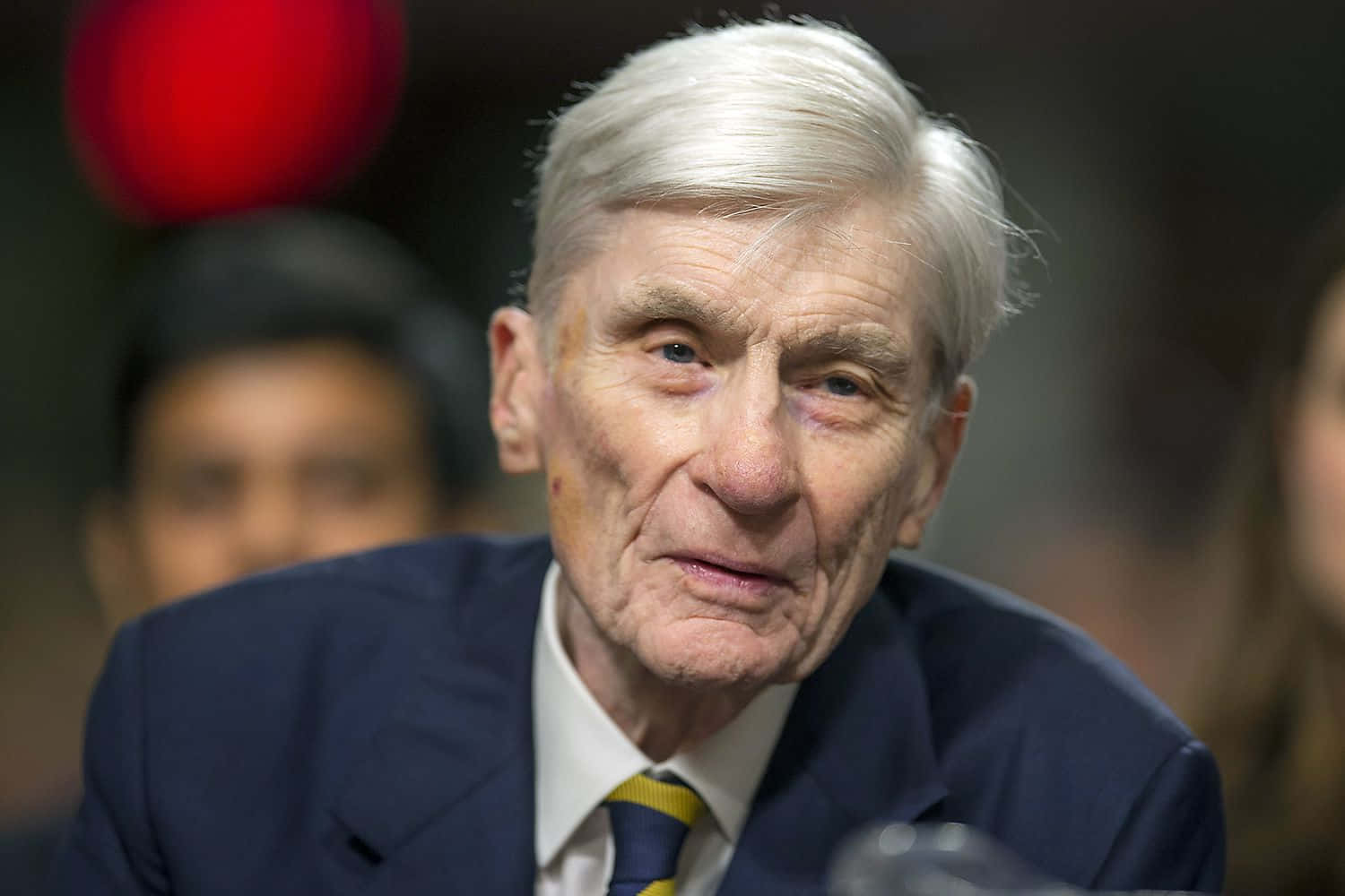 John Warner In A Dark Blue Suit Desktop