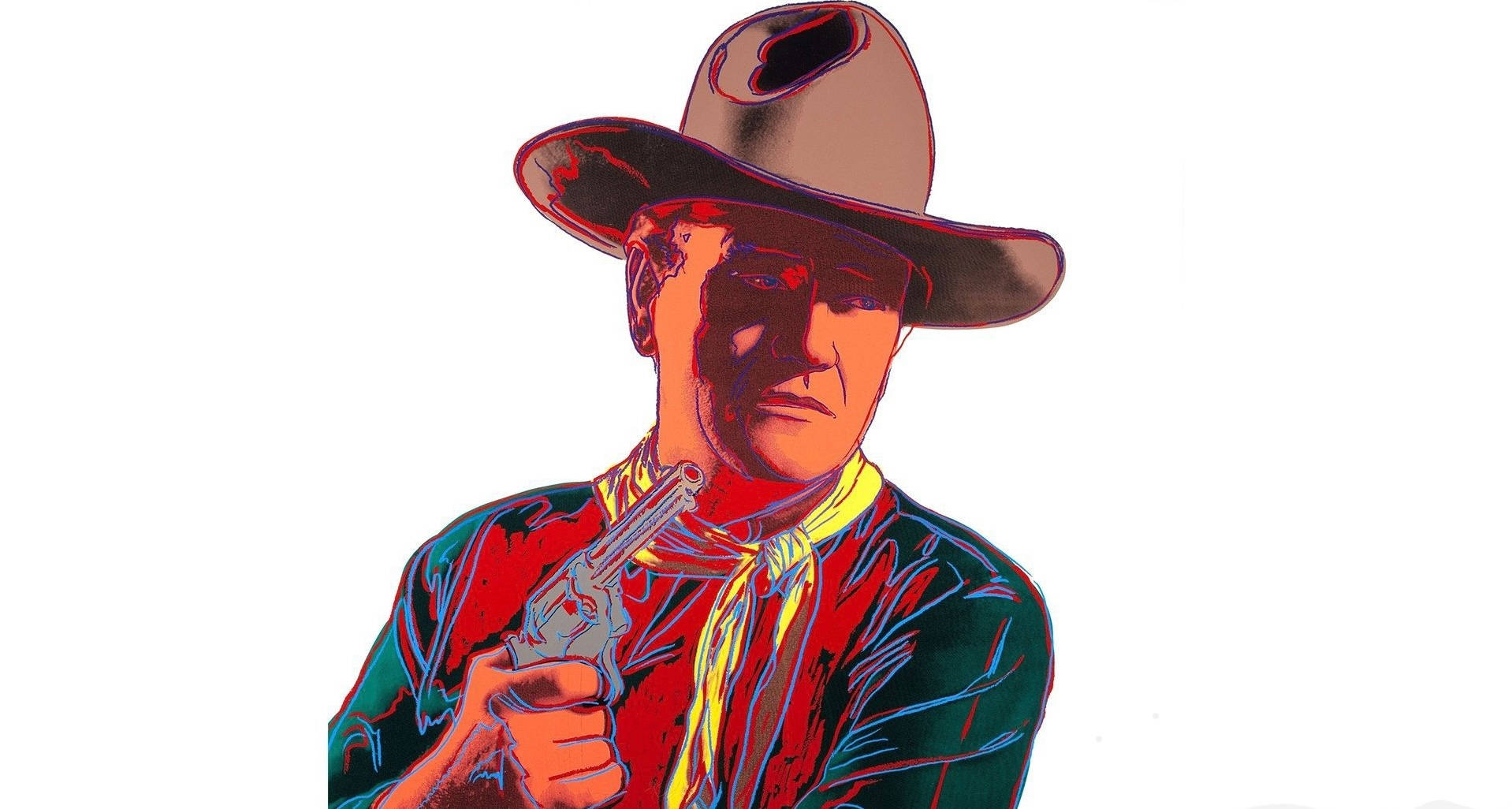 John Wayne Graphic Art Background