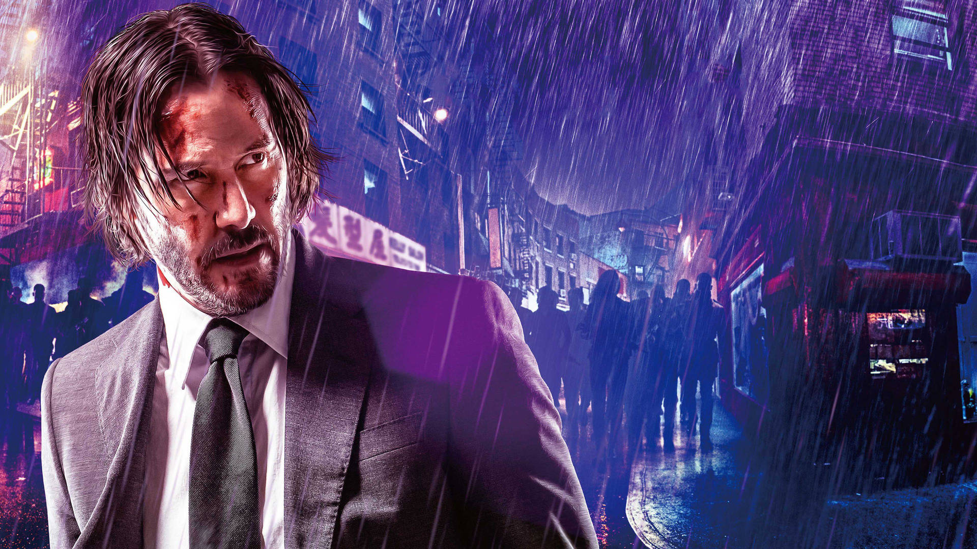 John Wick: An Embodiment Of Raw Action And Intensity Background