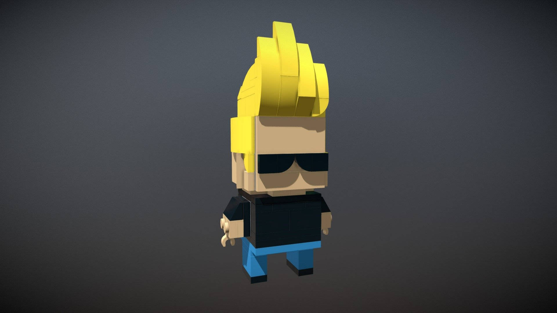 Johnny Bravo Lego Background