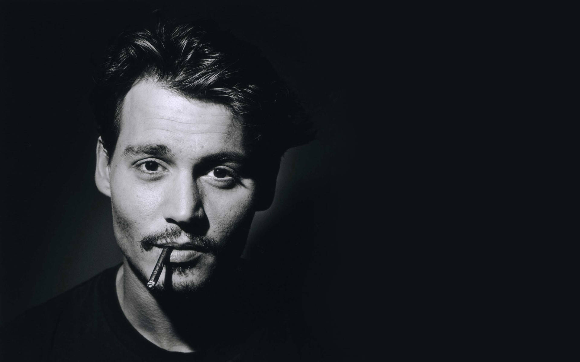 Johnny Depp Black Photoshoot Background