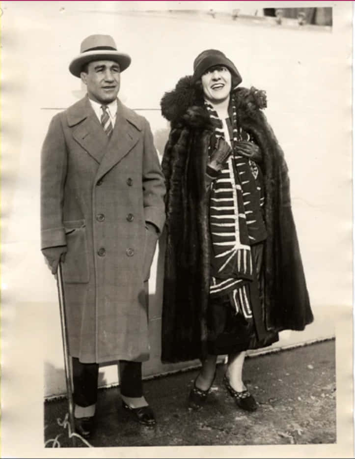 Johnny Dundee And His Wife, Lucille Background
