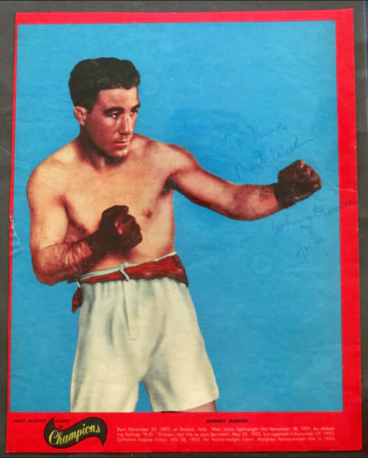 Johnny Dundee's Colored Poster Background