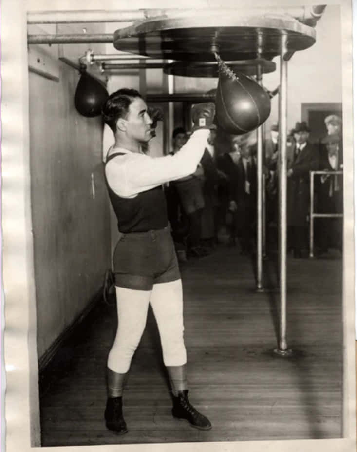 Johnny Dundee's Training Session Background