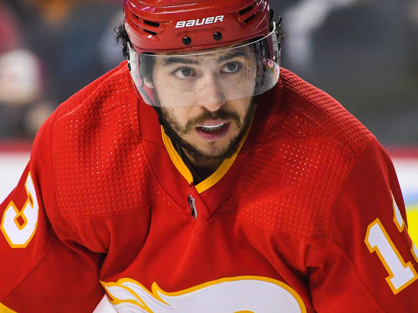 Johnny Gaudreau Ice Hockey Calgary Flames Live Background