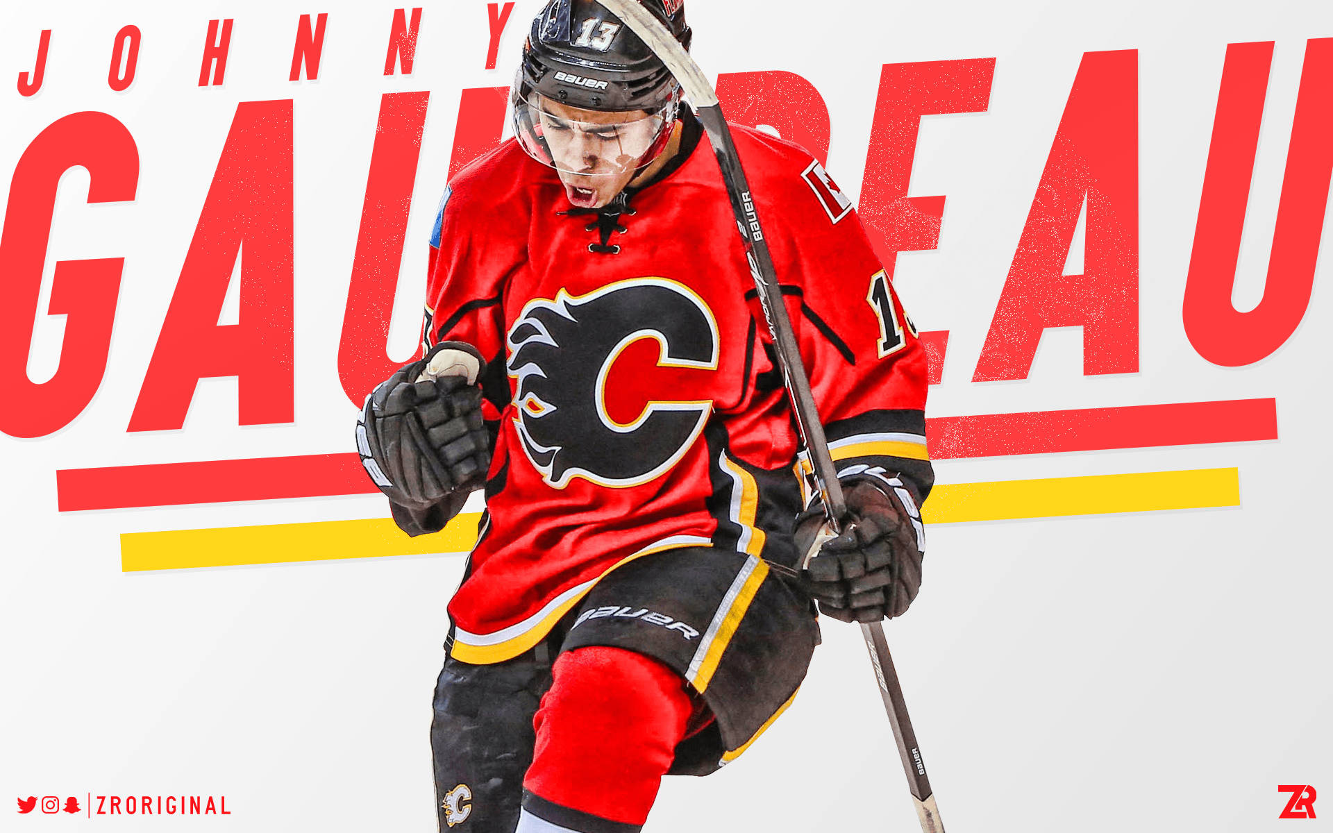 Johnny Gaudreau Ice Hockey Calgary Flames Background