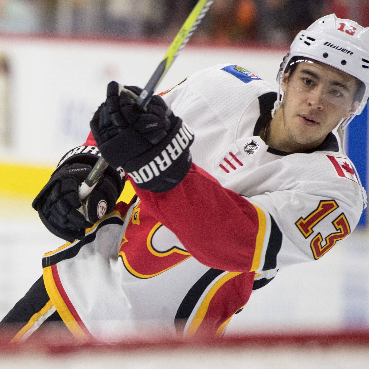 Johnny Gaudreau Ice Hockey Warrior Calgary Flames Background