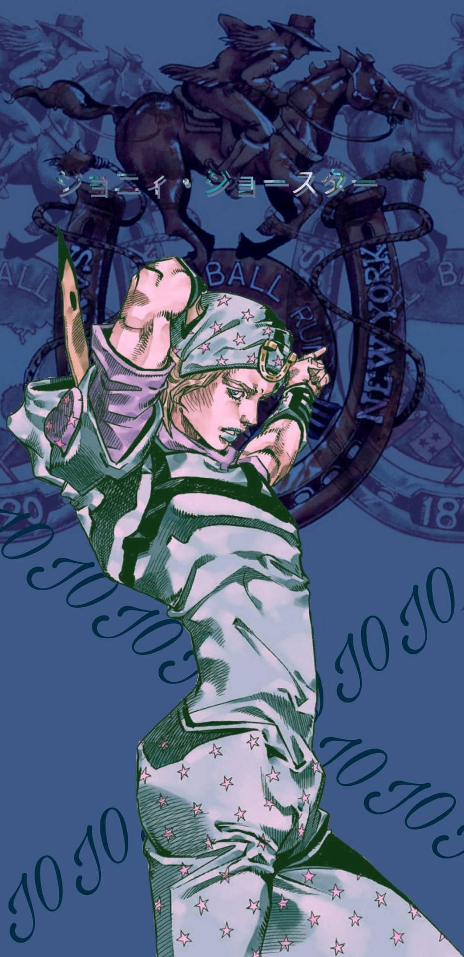 Johnny Joestar Stylish Mobile Background