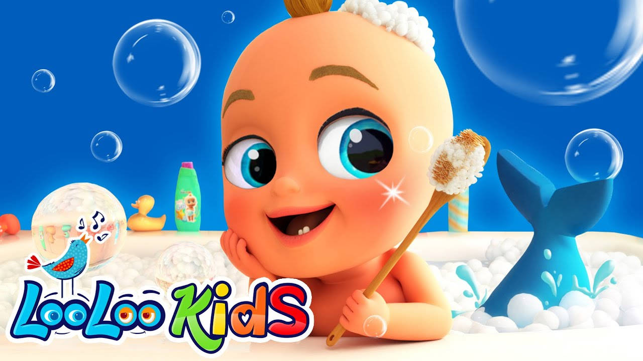 Johnny Looloo Kids Bath Time Background