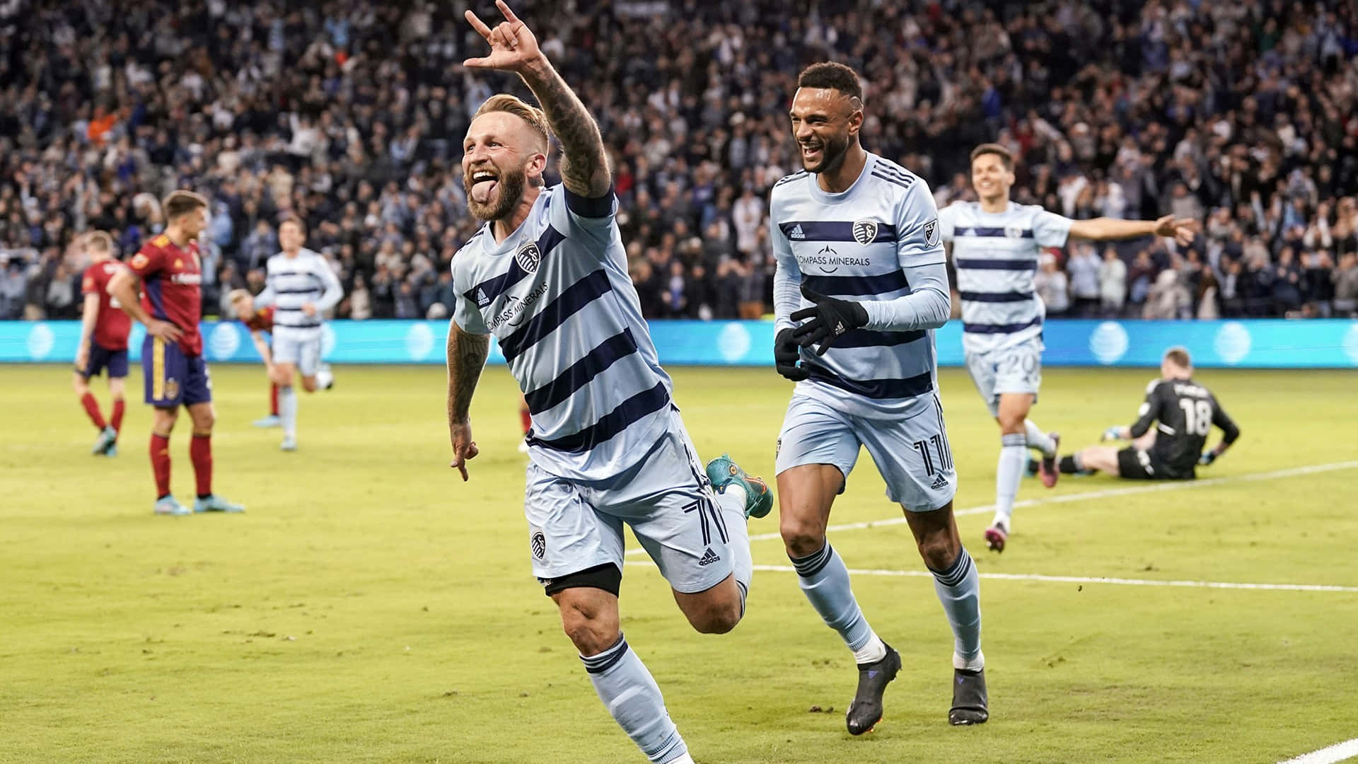 Johnny Russell Score Against Real Salt Lake Background