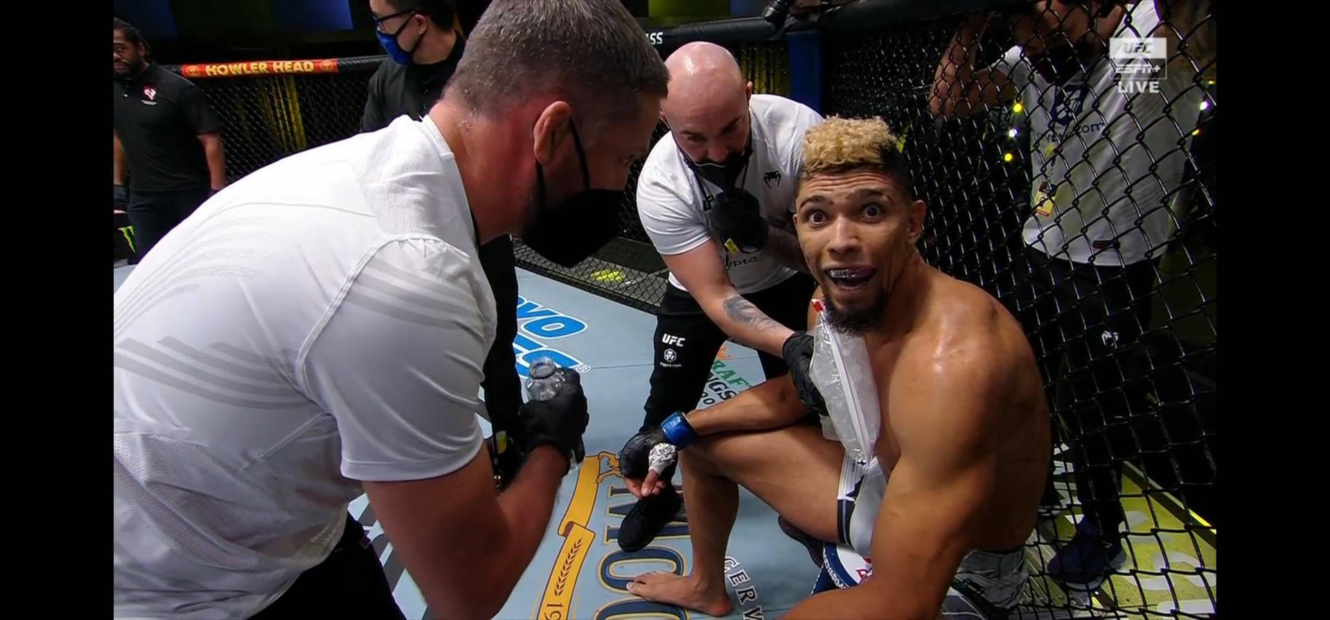 Johnny Walker Receiving Instructions From Coach Background