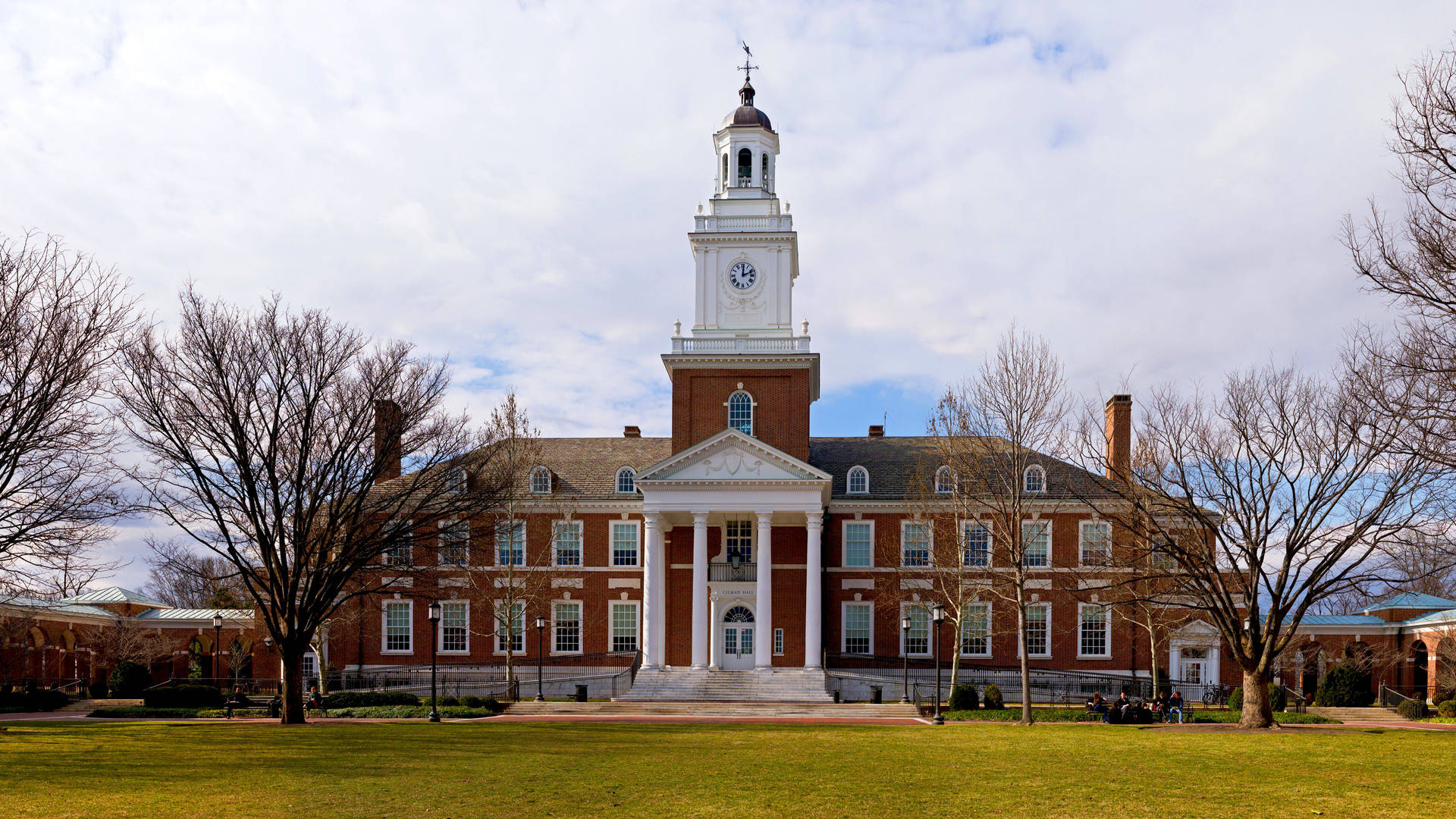 Johns Hopkins University Bare Trees Background