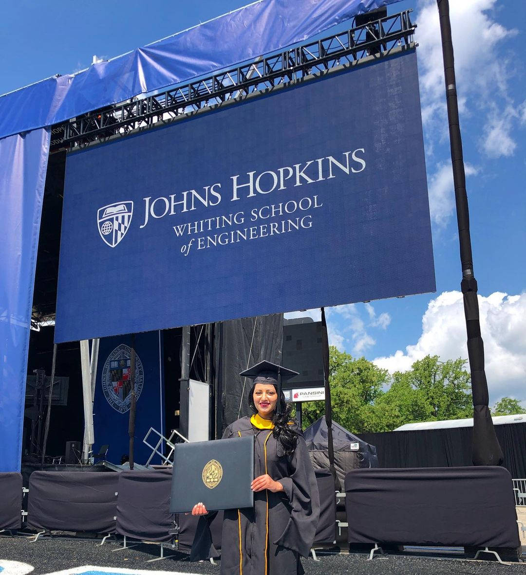 Johns Hopkins University Engineering Graduate Background