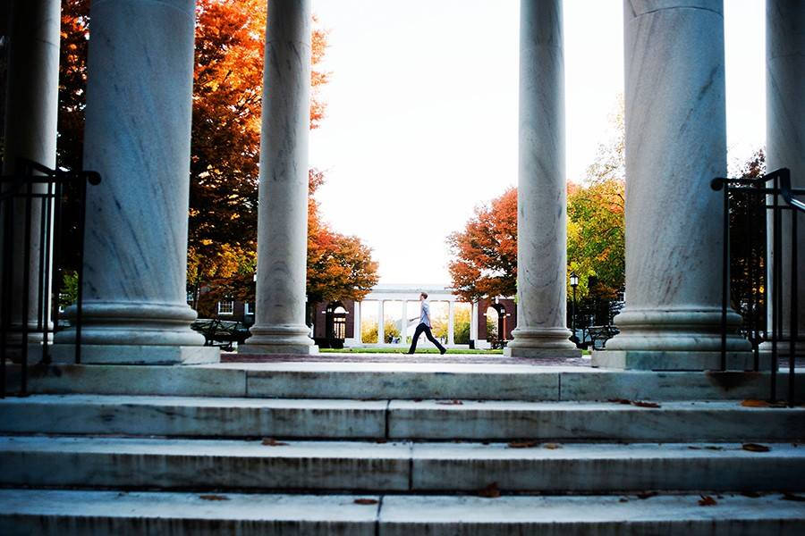 Johns Hopkins University Front Porch Background