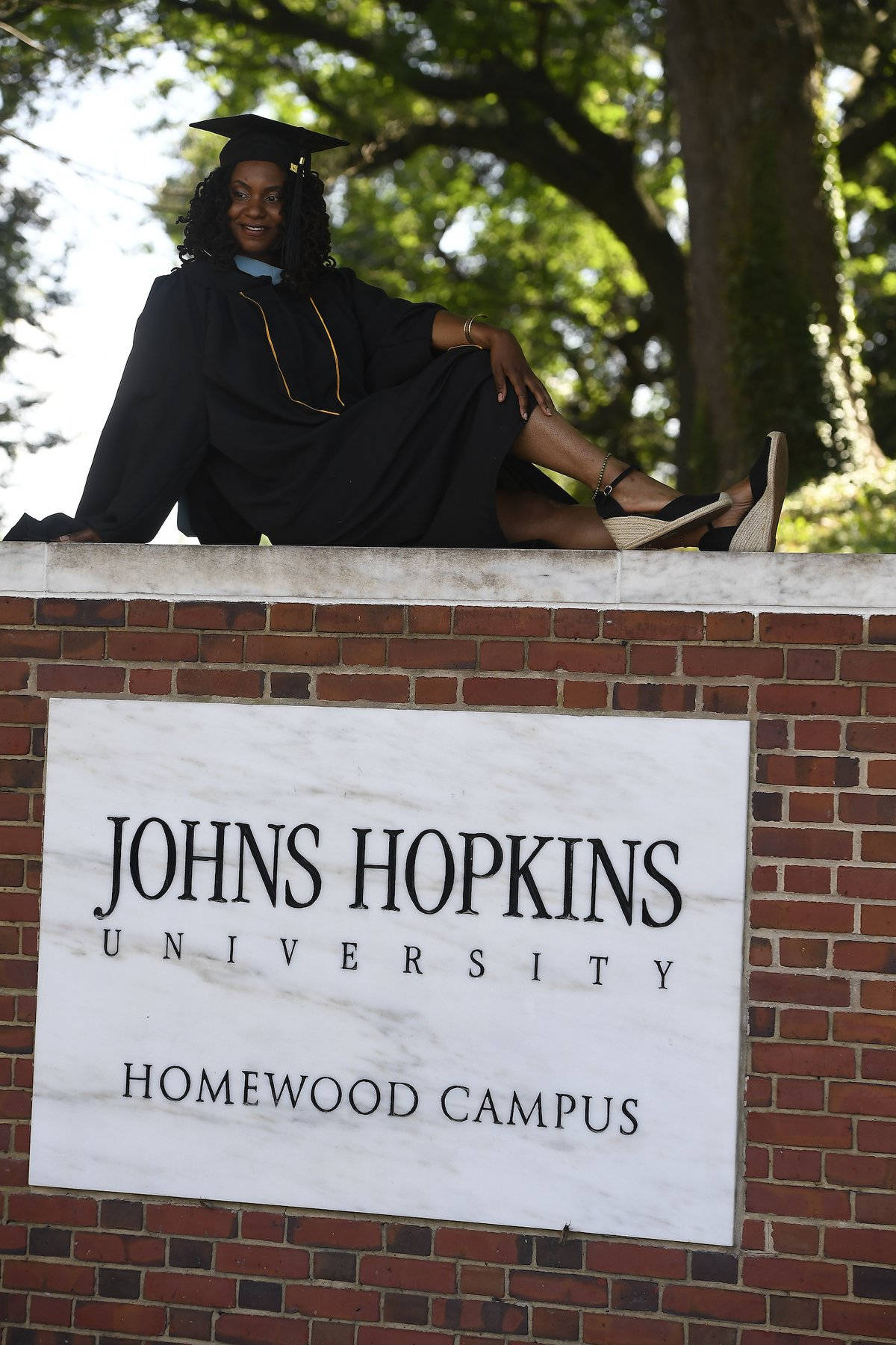 Johns Hopkins University Graduation Picture Background