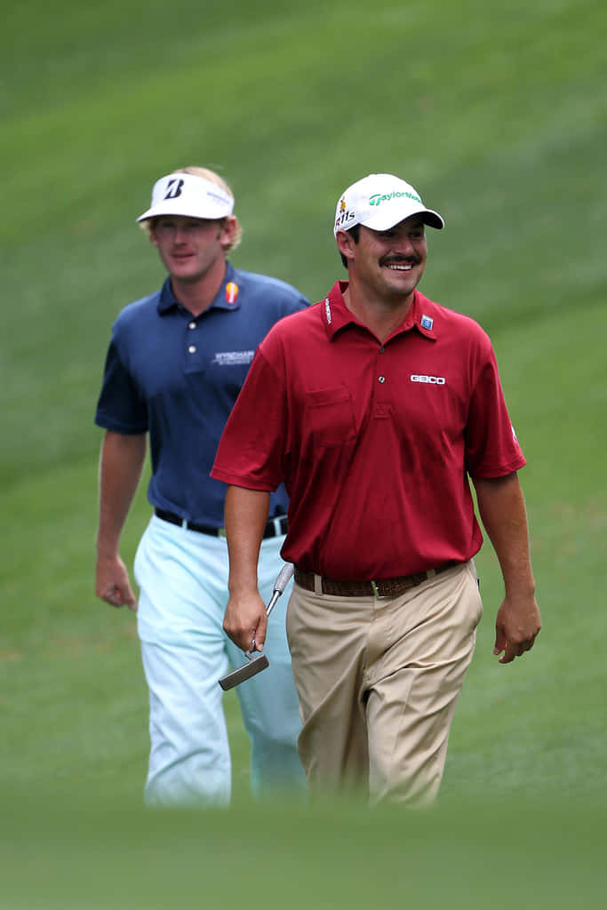 Johnson Wagner And Another Golfer