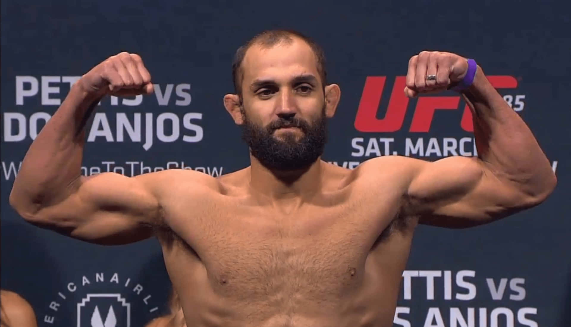 Johny Hendricks Looking Proud Background