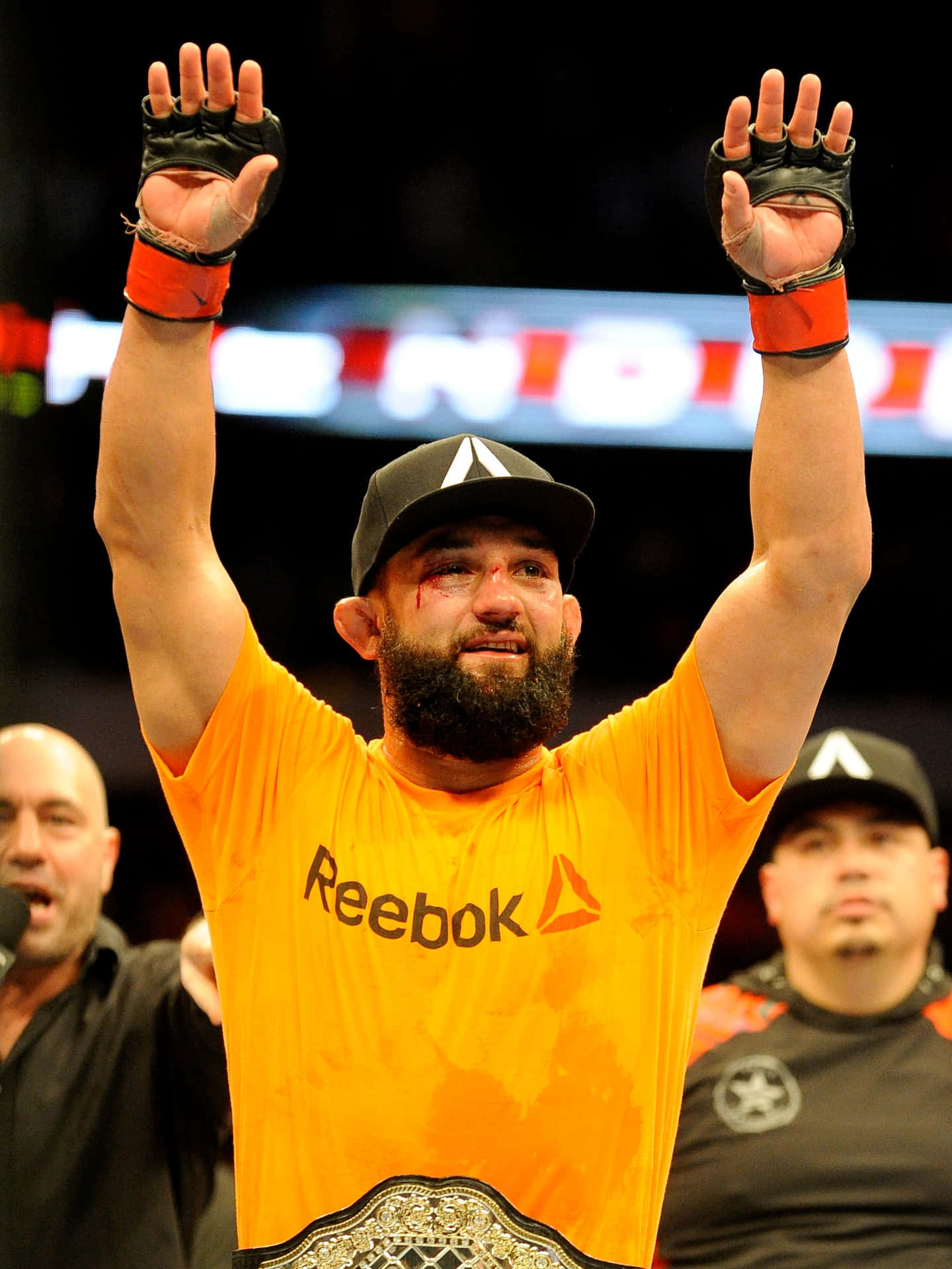 Johny Hendricks Waving To The Crowd